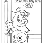 monsters inc coloring page