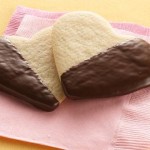 chocolate covered heart cookies