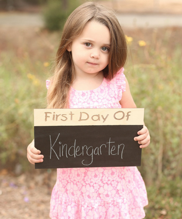 First Day Of Chalkboard