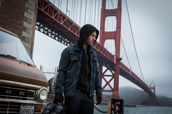 MARVEL'S ANT-MAN - Shot on location in San Francisco, Paul Rudd stars as Scott Lang AKA Ant-Man, in Marvel Studio's Ant-Man, scheduled for release in the U.S. on July 17th, 2015.
Photo Credit: Zade Rosenthal
© Marvel 2014