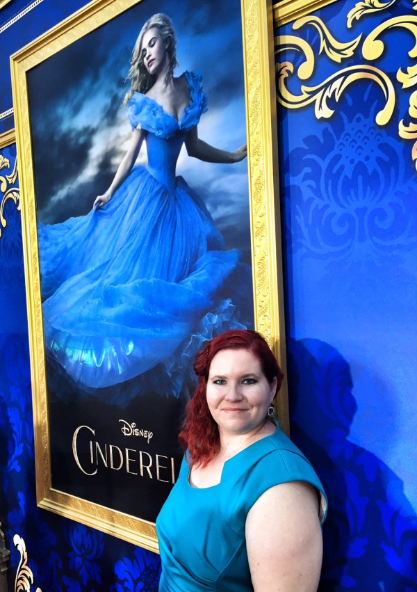 Mommy Blogger at Cinderella Red Carpet